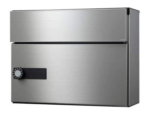 ナスタ(NASTA) 郵便受け KS-MB35S-L-S 前入前出 防滴手合い ステンレスヘアーライン 本体: 奥ふかさ17.100000000000001珊 本体: 高さ30珊 本体: 幅38.6珊 SUS木ねじ呼び ?4.1×45・ワッシャー 4個・脂繋ぎ 4個