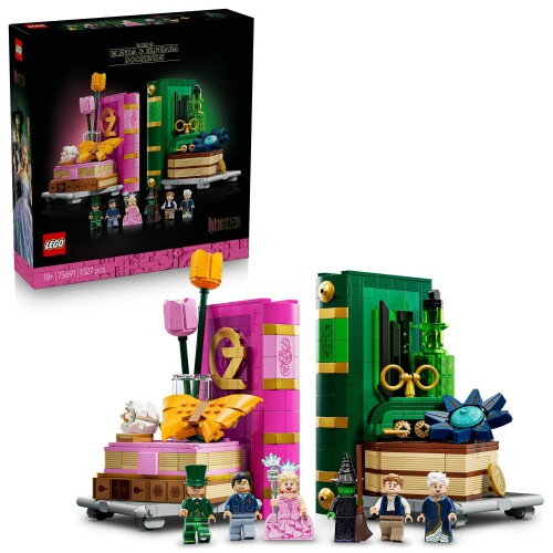 レゴ(LEGO) ウィキッド グリンダとエルファバのブックエンド 遊び道具 遊び道具 生まれ落ちる日 差し上げ物 差しつかえる 成人男性 お上さん ごっこ命のせんたく おままごと おあやつり人形 お人形さん 75691