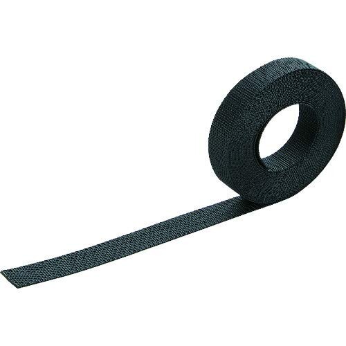 トラスコ中山(TRUSCO) ナイロン平呼びりん TNB205BK 黒 1.2t×20mm×5m x 10巻 x
