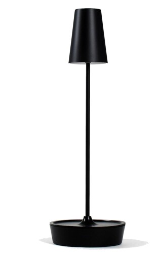 MoriMori LED T-Light ALTO(ブラック色)FTL-24AT-BK 4573111801669 LED ワイヤレス テーブルライト タッチ電源 3 段階調光(最大200ルーメン)|マニッシュボーイ