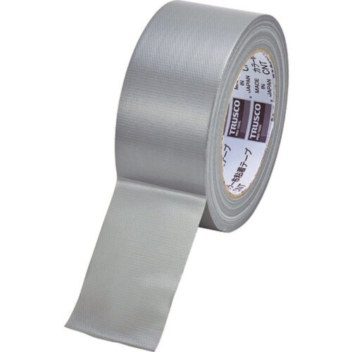 TRUSCO(トラスコ) カラー布粘着テープ 幅50mm長さ25m シルバー CNT-5025-SV x 30 巻