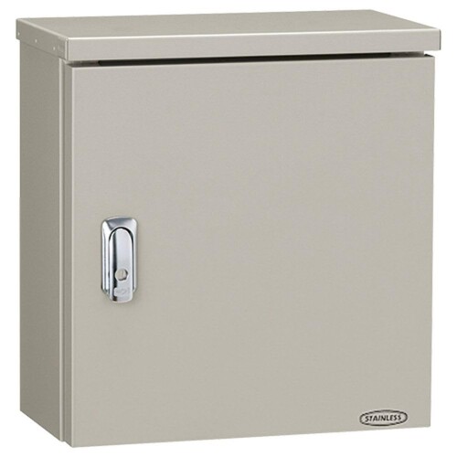 日東工業 ステンレスボックス 鉄製基板付 フカサ200mm 500×500mm ライトベージュ SO20-55SA