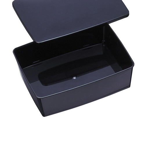 中央化学 弁当容れもの 使い捨て うな重 黒 (共) 50個入り口・入口 黒 約4.8×11.5×15.5糎 10306