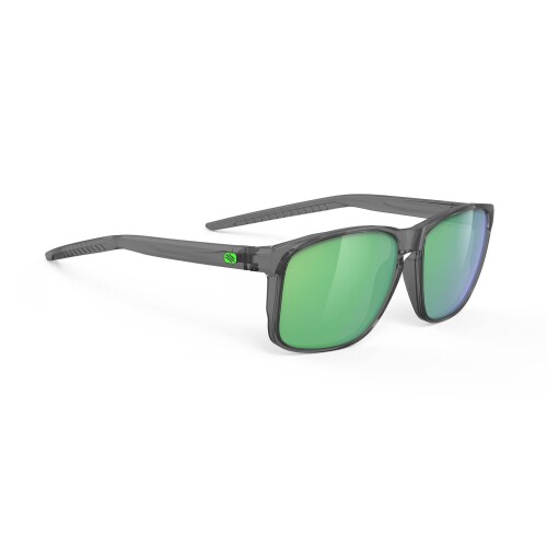 (RUDYPROJECT) サングラス OVERLAP オーバーラップ クリスタルアッシュフレーム ポラール3FX HDR マルチレーザーグリーンレンズ SP776133-0000 58mm