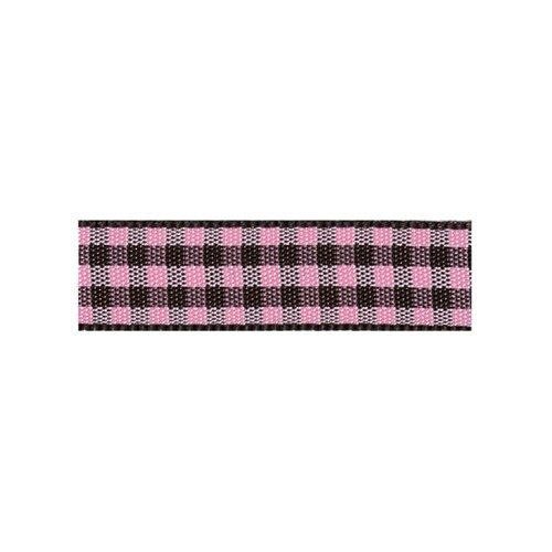 RibbonBon チェックタフタリボン #163 24mm幅 巻(30m) 5サイズ79色展開