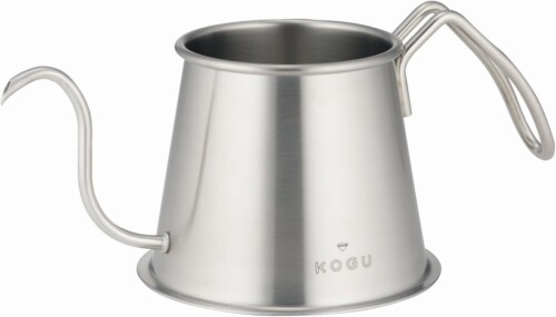 KOGU コーヒー考具 コーヒーポット ツードリップポットPro 500ml  直火 IH相応う 食洗機相応う 細口 真下に注げる 点滴ドリップ 湯わかし ステンレス鋼 今めかしい アウトドア 燕三条 42343 差し上げ物 生まれ落ちる