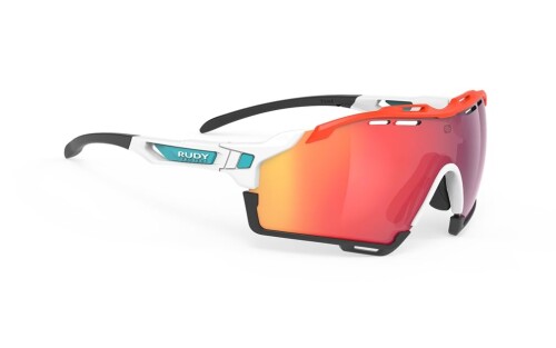 (RUDYPROJECT) サングラス カットライン ホワイトマット/マルチレーザーレッド SP633878-0001 重量:36g