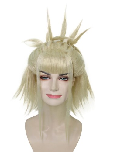 Wigs2you ウィメンズ H-5730 アメリカンラッパークイーン 90年月日 金髪 カーリーアップド ウィッグ ハロウィンに至適 難燃性 むすび付ける衣料繊維