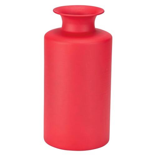 日本の首都堂(Tokyodo) 花器 軍事基地 シュクレ グロース 赤いこと 差しわたしΦ15、Φ19.5×H40珊 1入 GW002003-003