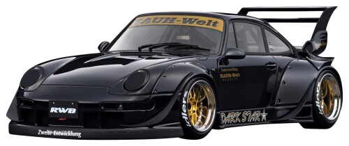 ティーケーカンパニー (TK.Company) ignition model 1/18 RWB 993 Black 研ぎ澄ます品 IG3625