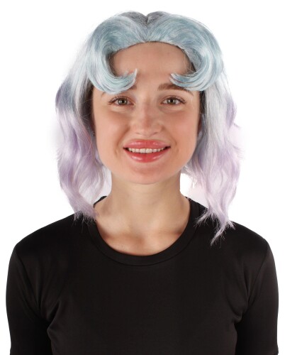 Wigs2you 割り増し金レディース H-5927 日本のツインベビー ブルーウィズパープル アニメウィッグ 至適な切っ掛け 火を嫌うむすび付ける衣料繊維