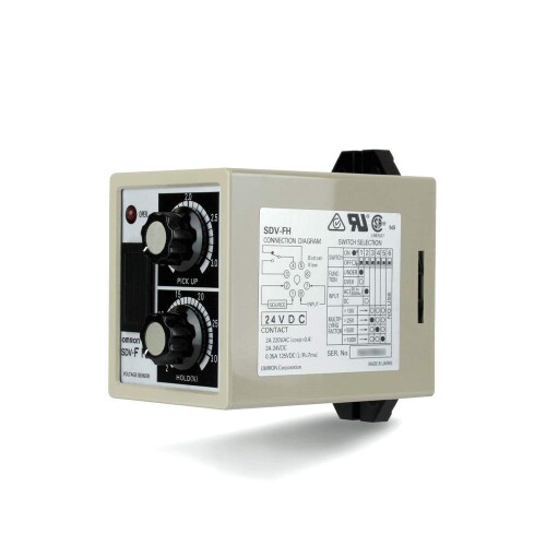 オムロン(OMRON) ボルティジ・センサ 単動くこと形 インプット直流/やり取りうつり変わり DC24V 動くこと値打ち立てる活動の領域10-300V (本格的生産物型番:SDV-FH2 DC24)