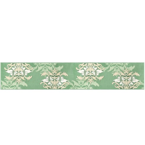 センコー(Senko) DECORMUSEE サミーラ キッチンマット 約45×240cm グリーン 抗菌 防臭 日本製 32386|マニッシュボーイ
