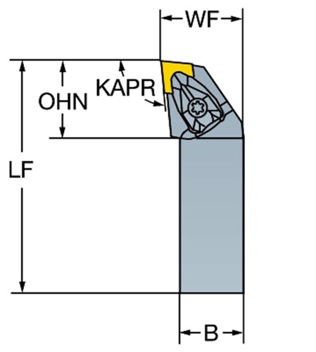 ＳＡＮＤＶＩＫ（サンドビック） 働き口 DCLNR 2525M 12 1個入り口・入口