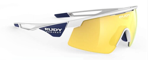 (RUDYPROJECT) 黒眼鏡 TURBOLENCE ターボレンス 人並み外れた～版 ホワイトマットフレーム マルチレーザーイエローレンズ SP890558-RN02 水晶体幅：135粍