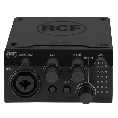 RCF アールシーエフ 1in/2out バスパワー駆動USB 2.0オーディオインターフェース TRK PRO1