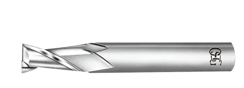 オーエスジー 2枚刃ハイススクエアエンドミルショート形 外径5.9mm 全長60mm 刃長12mm シャンク径8mm EDS 5.9(87532)