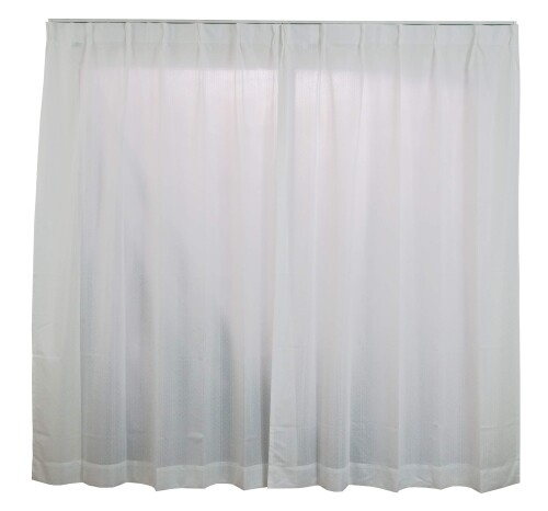 スミノエ(Suminoe) レースカーテン ナチュラルホワイト 幅275cm×丈213cm ロワール 防炎 オーダーレース V1811|マニッシュボーイ