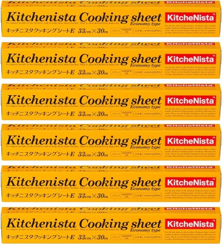 キッチニスタ(KitcheNista) 煮炊き腰掛け 経済システム手合い 御勤め用 日本製 白いこと (33cm×30m,6本書き割り)