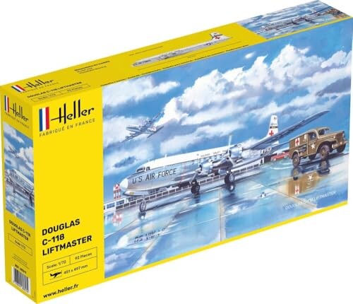 プラッツ エレール 1/72 アメリカ C-118 リフトマスター プラモデル HE80317 (飛行機)
