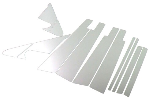 BRIGHTZ ヴァンガード 33 38 超鏡面ステンレスメッキピラーパネル 12PC バイザー有用 ACA33W ACA38W GSA33W ACA33 ACA38 GSA33 ACA GSA A33 A38 30 ヴアンガード バンガード 1216｜マニッシュボーイ