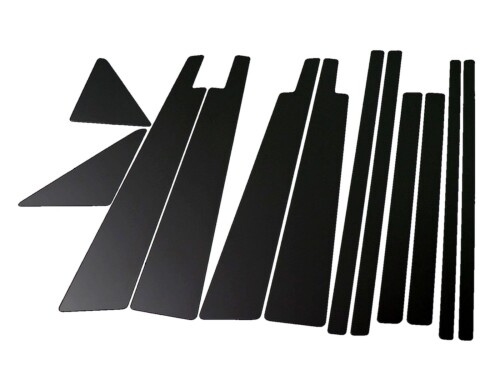 BRIGHTZ シグナス UZJ100W 超鏡面ステンレスブラックメッキピラーパネル バイザー有用 12PC UZJ UZJ100 J100 100 ランクル ランドクルーザー 29768｜マニッシュボーイ