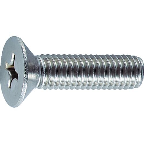 TRUSCO(トラスコ) 皿頭小ネジ ステンレス 全ネジ M4&times;25 75本入 B06-0425 x 10パック｜マニッシュボーイ