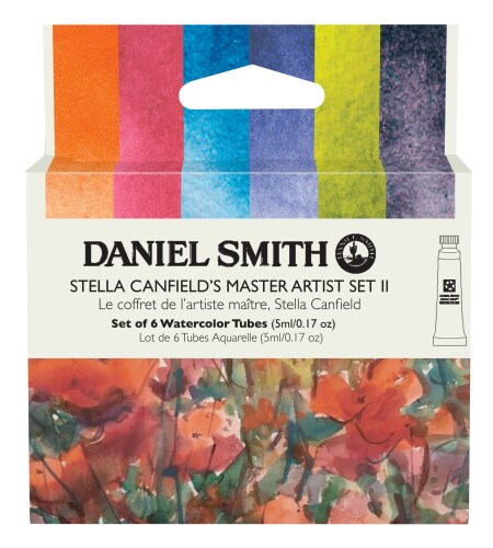 Daniel Smith(ダニエル・スミス) ダニエルスミス 澄み切った水彩画えの具 エキストラファイン ステラ・カンフィールド(2) 6色書き割り 5ml(2号) 285610409