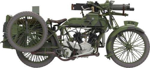 コッパーステートモデル 1/35 ビッカース・クライノー Mk.IV モーターサイクル 3Dプリンター製キット COPB35003 (軍用車両)|マニッシュボーイ