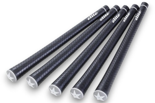 エリートグリップ (elitegrips) ゴルフ用グリップ Y360Star ベルリナブラック バックライン無 M58/M60/M62 50.0g&plusmn;1g 長さ275mm　５本セット｜マニッシュボーイ