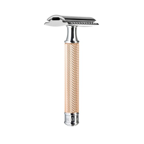 ミューレ TRADITIONAL 両刃 カミソリ・クラシックレイザー クローズドコム ローズゴールドメタル R89ROSEGOLD 深剃り 未経験者向け 感じやすい肌 ＦＲＧ製