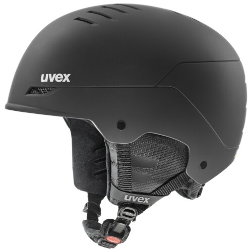 uvex(ウベックス) スキースノーボードヘルメット マットカラー ダイヤル式サイズ調整 wanted ブラックマット 58-61 cm