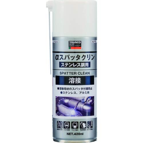 TRUSCO(トラスコ) αスパッタクリン ステンレス鋼用 420ml ALP-SCS x 10 本