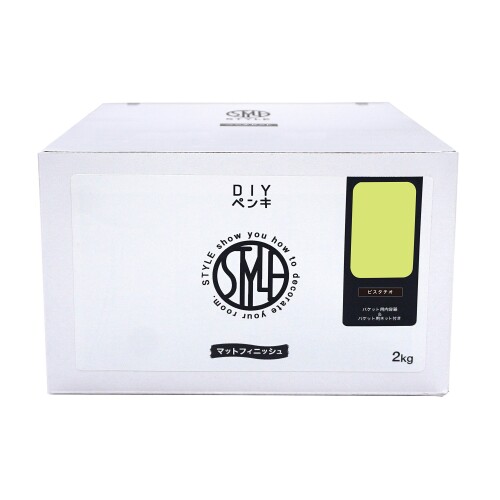 ニッペ 絵の具 絵の具 STYLE DIY絵の具 2kg ピスタチオ 水溶性 つやなし 屋内 日本製 4976124885211