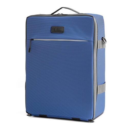 (KANI) カメラバッグ AC-077CB-T ブルー インナーボックス 容量20L ソフトクッション仕様 外寸：46&times;36&times;17cm 機内持込サイズ ベルトループ付 キャリーカート取付可能 ショルダーベルト付属 ナイ｜マニッシュボーイ