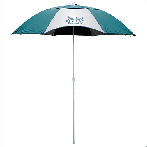 無限プレミアム(MUGEN PREMIUM) 無限へらパラソルII グリーン 仕舞寸法:118cm