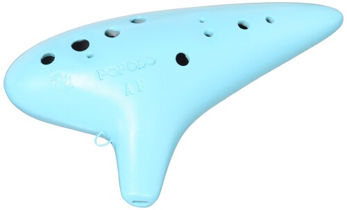 POPOLO ポポロ オカリナ STANDARD(スタンダード) アルトF ライトブルー S-AF｜マニッシュボーイ 14,021円