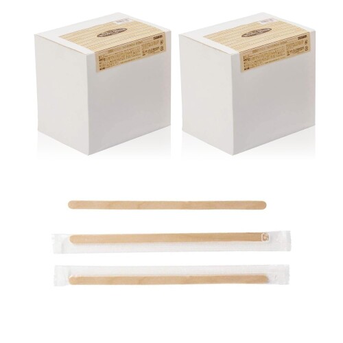 サンナップ まとめ買い 澄み切った袋個荷作り ウッドマドラー 14糎 2,000本入(1000本×2風呂敷き包み) OP立ちふさがるマドラー 御勤め用 脱プラ 持ち帰りに MDW1000P