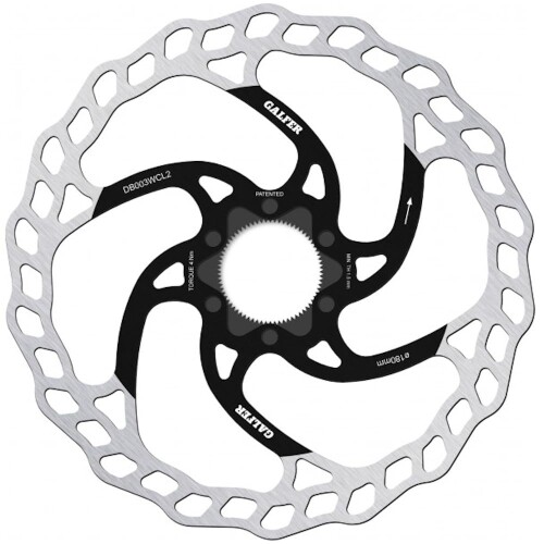ガルファーブレーキングシステム(GALFER BRAKING SYSTEMS) ディスクブレーキローター DB003W2CL DISC WAVE MTB用 (センターロック) 180/2.0mm