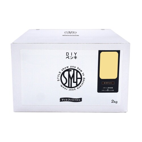 ニッペ ペンキ 塗料 STYLE DIYペンキ 2kg ビスケット 水性 つやなし 屋内 日本製 4976124885167 5,871円