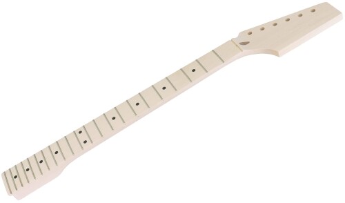 SCUD エレキギターネック ハーフパドル(ヘッド未加工) TLタイプ メイプル1P 305R(12R) ジャンボフレット 22フレット HNK-21/22T