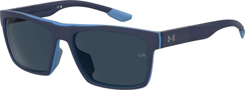 UNDER ARMOUR(アンダーアーマー) スポーツ サングラス UA ACETECH/F-59-737 KU 日本人向け 柔軟性 ロゴマーク BLUE MULT 59 ACETECHF73