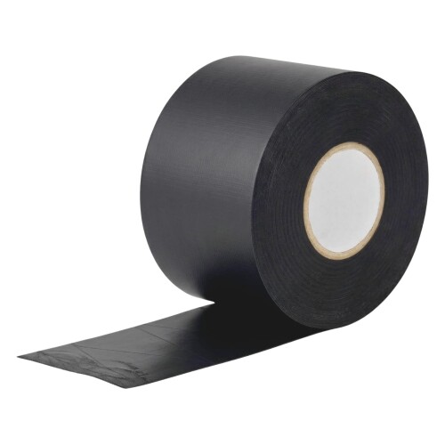 APMジャパン PRO 防食磁気テープ 黒いこと 50巻書き割り 奥ふかさ0.4mm×50mm×10m 極厚 PVC 不成立磁気テープ 雨合羽 取りつくろう磁気テープ ビニール磁気テープ