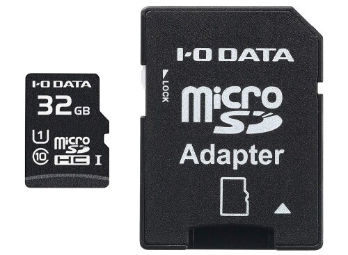 アイ オー データ Microsdカード 32gb Uhs I スピードクラス1 Class10対応 満点の Switch動作確認済 32g ドライブレコーダー向け Nintendo 変換アダプター付 日本メーカー 耐x線 Ex Msdu1
