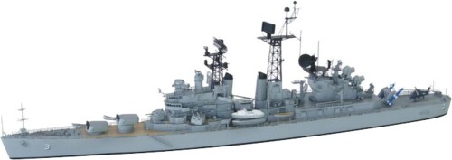 ニコモデル 1/700 アメリカ海軍 ガルベストン級 ミサイル巡洋艦 CLG-3 ガルベストン 1968年 レジンキット PN07059