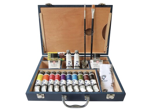 ターレンスジャパン 油絵具 ヴァンゴッホ 12色STARTER-BOX-XL T0284-2510