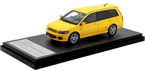 インターアライド (INTERALLIED) Hi Story 1/43 ミツビシ LANCER CEDIA WAGON Ralliart Edition (2001) ダンデライオンイエロー 遣っ付ける品 HS505YE