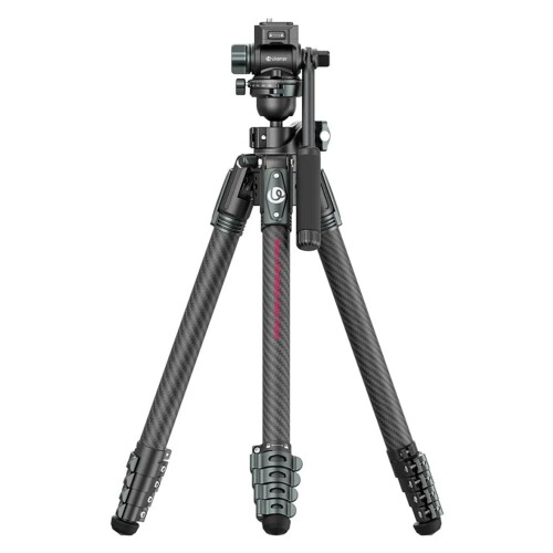 JJ06 GlideGo カーボンファイバービデオ三脚