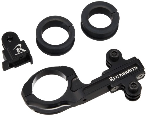 REC-MOUNTS 赤ちょうちんマウント(ダブル) 写真機 \u0026 点火装置 仕掛ける GoPro シマノ運動競技写真機 Garmin Virb Elite/CATEYE(キャットアイ) 点火装置 相応う (REC-B31CATHL2)