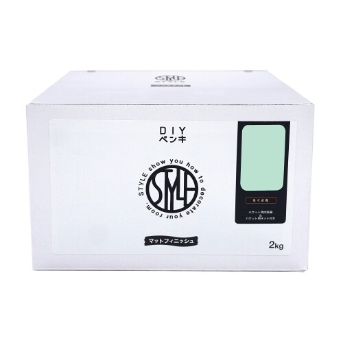 ニッペ 絵の具 絵の具 STYLE DIY絵の具 2kg ちぐさ色 水溶性 つやなし 屋内 日本製 4976124885266